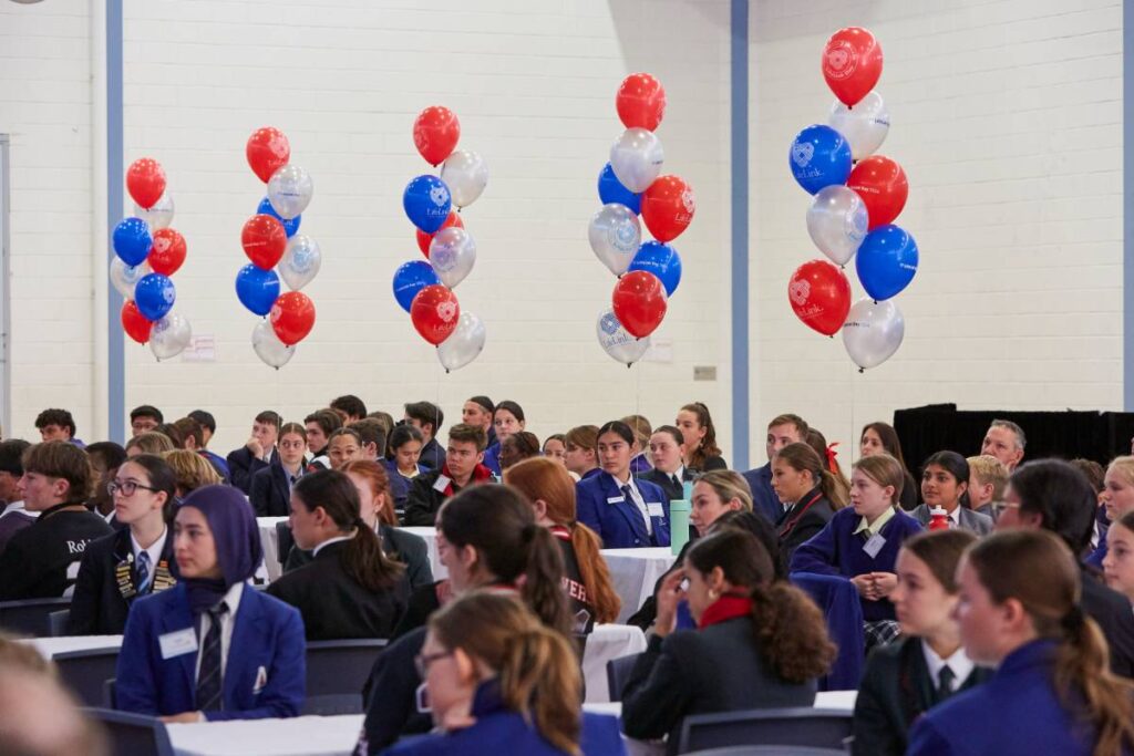 Students from Catholic Secondary Schools across Perth came together Thursday 16 May for the annual Archbishop’s Secondary Schools Forum for LifeLink Day at Aranmore College. Photo: Ron Tan.